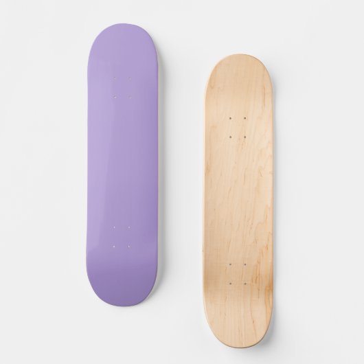 Lila Farbe der hellen Pastel Skateboard (Vorderseite)