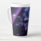 Lila Farbe der himmlischen Illusion Milchtasse (Linke Ecke)