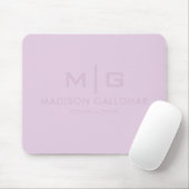 Lila Farbe des , hellpastellfarbenen Lavendels Mousepad (Mit Mouse)