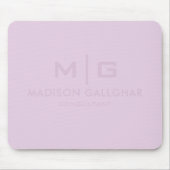Lila Farbe des , hellpastellfarbenen Lavendels Mousepad (Vorne)