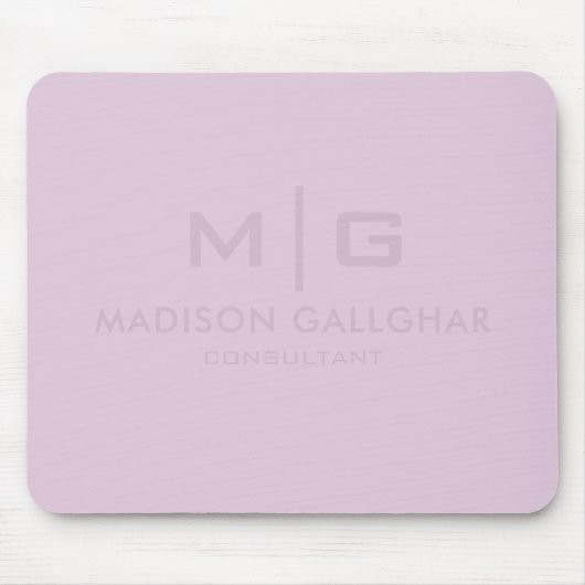 Lila Farbe des , hellpastellfarbenen Lavendels Mousepad (Vorne)