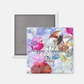 Lila Farbe Gelb Personalisiert Magnet (Vorderseite/Rückseite)