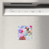 Lila Farbe Gelb Personalisiert Magnet (In Situ (Geschirrspüler))