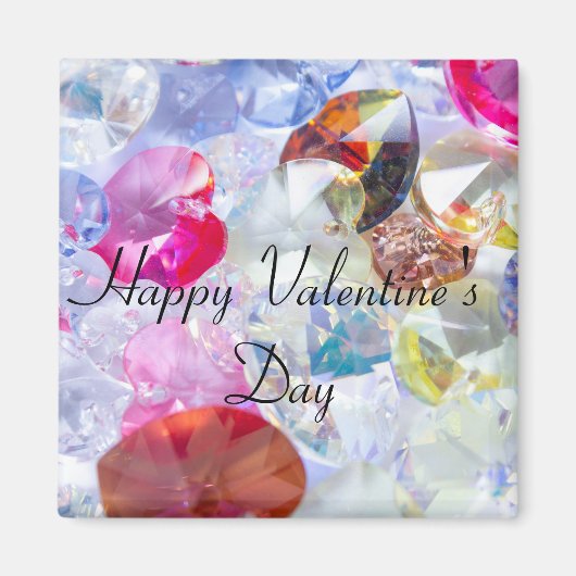 Lila Farbe Gelb Personalisiert Magnet (Vorne)