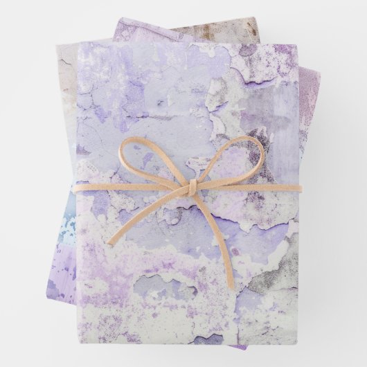 Lila Farbe Geschenkpapier Set (Beispiel)