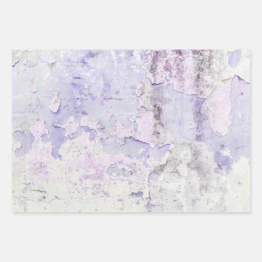 Lila Farbe Geschenkpapier Set (Vorderseite)