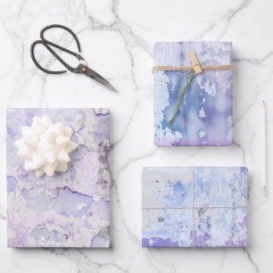Lila Farbe Geschenkpapier Set