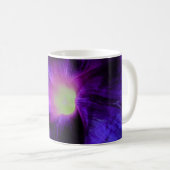 Lila Farbe Kaffeetasse (VorderseiteRechts)