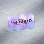 Lila Farbe Magnetische Visitenkarte (Beispiel)