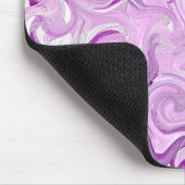 Lila Farbe Mousepad (Ecke)