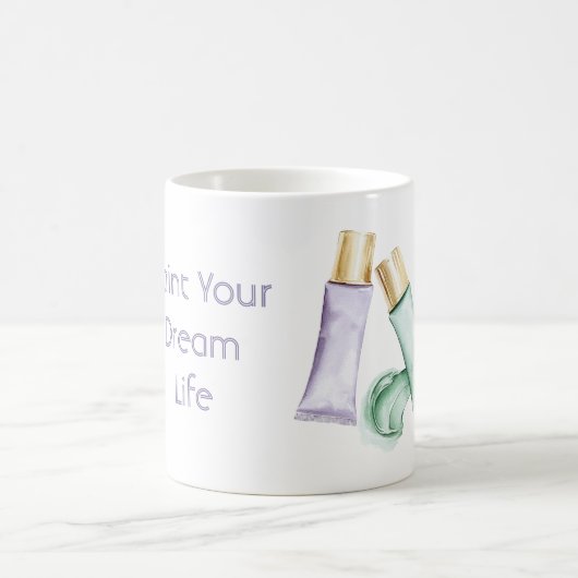 Lila Farbe Traum Leben Kaffeetasse (Mittel)