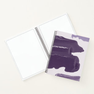 Lila-Farben-Design-Skizzenbuch Notizblock