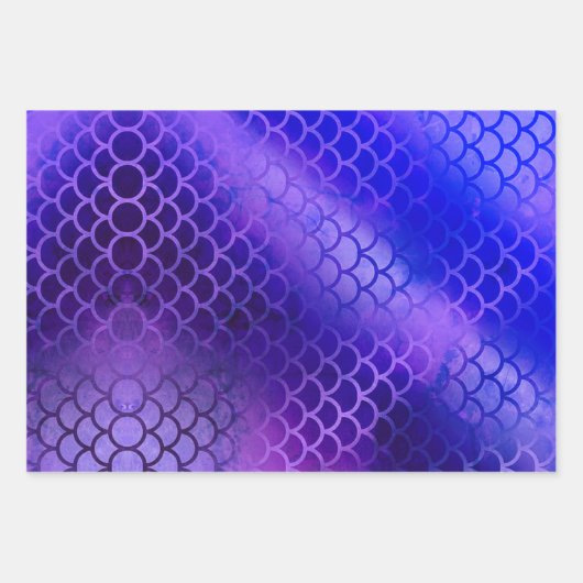 Lila Farben und Farbverlauf Geschenkpapier Set (Vorderseite 2)