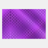 Lila Farben und Farbverlauf Geschenkpapier Set (Vorderseite)