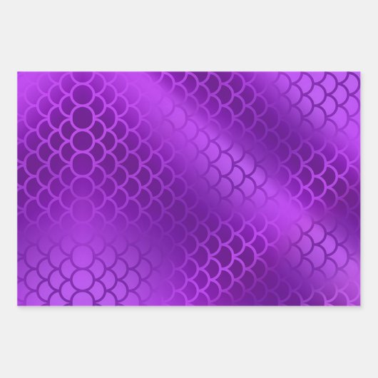 Lila Farben und Farbverlauf Geschenkpapier Set (Vorderseite)