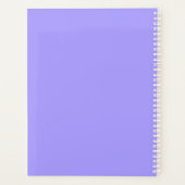 Lila Farbenpracht Planer (Rückseite)