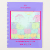 Lila Farbenpracht Planer (Vorderseite)