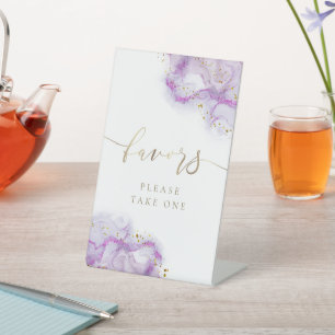 lila Farbfavoriten Fußbodenschild Sockelschild