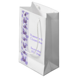 Lila farbige Wisteria Heart Design Wedding Kleine Geschenktüte