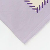 lila Farbkavalierdecke| Mittel Fleecedecke (Ecke)