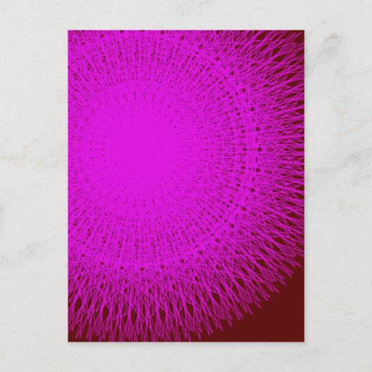 lila Farbschattenliebhaber Postkarte (Vorderseite)