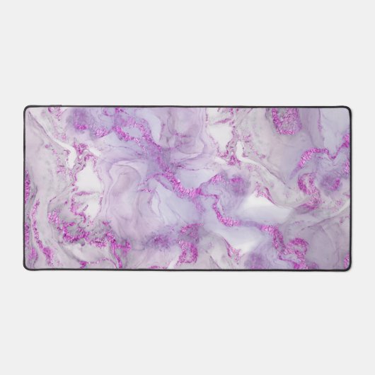lila Farbspritze Schreibtischunterlage (Vorderseite)