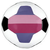 Lila Farbstreifen Fußball (Gedreht)