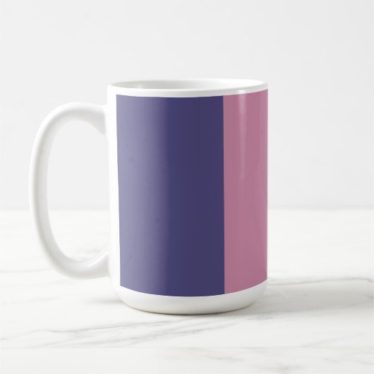 Lila Farbstreifen Kaffeetasse (Links)