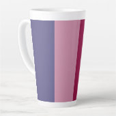 Lila Farbstreifen Milchtasse (Linke Ecke)