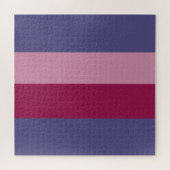 Lila Farbstreifen Puzzle (Horizontal)