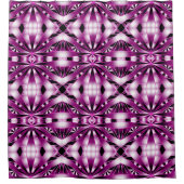 Lila Farbtiefe Gezeichnet Duschvorhang (Vorderseite)