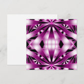 Lila Farbtiefe Gezeichnet Feiertagskarte (Vorne/Hinten)