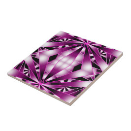 Lila Farbtiefe Gezeichnet Fliese