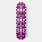 Lila Farbtiefe Gezeichnet Skateboard (Vorderseite)