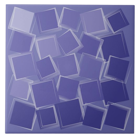 Lila Farbtöne Fliese (Vorderseite)