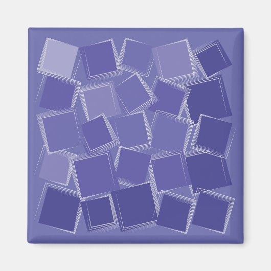 Lila Farbtöne Magnet (Vorne)