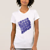 Lila Farbtöne T-Shirt (Vorderseite)