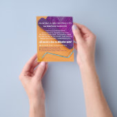 Lila Farbwalze, Maler und Dekorator Flyer (Gruppe)