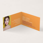 Lila Farbwalze, Maler und Dekorator-Foto Visitenkarten (Innenseite)