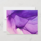 Lila Farbwechsel ist eine gute Ankündigung (Rückseite)