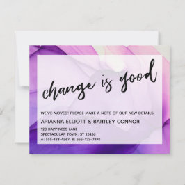 Lila Farbwechsel ist eine gute Ankündigung