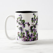 Lila Fauna mit Hummingbirds Tasse (Links)