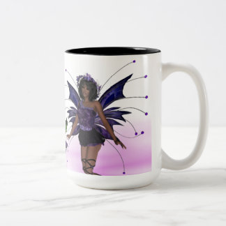 Lila Fauna mit Hummingbirds Tasse