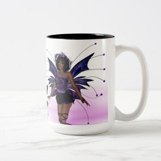 Lila Fauna mit Hummingbirds Tasse (Rechts)