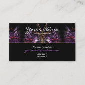 Lila FeathersVisitenkarte Visitenkarte (Vorderseite)