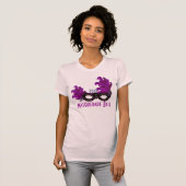 Lila Feder-venezianische T-Shirt (Vorne ganz)