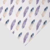 Lila Federn (Design 6 der Lila Serie) Seidenpapier (Ausschnitt)