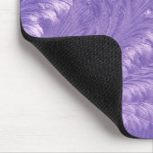 Lila Federn Mousepad (Ecke)