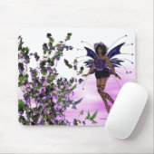 Lila Fee mit Kolibris Mousepad (Mit Mouse)