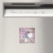 Lila Fee mit Mond Magnet (In Situ (Geschirrspüler))